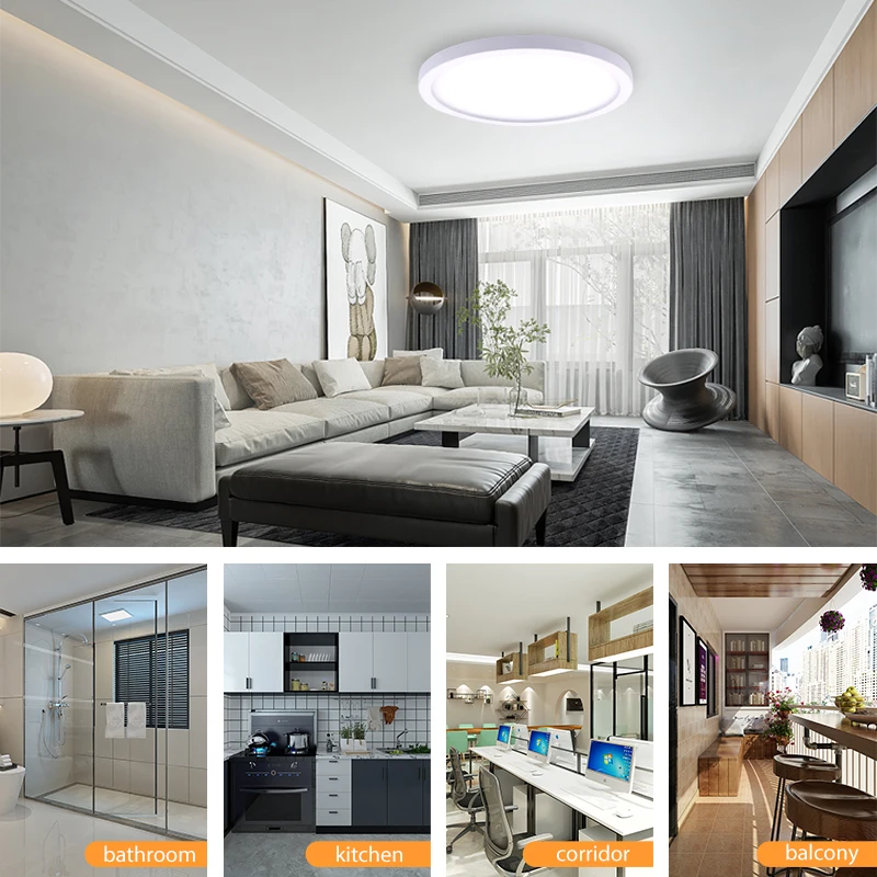 Ceiling light 6W 9W 13W 18W 24W LED Round Panel Light down light Surface Mounted led ceiling light AC 85-265V lampada led lamp
Ceiling light 6W 9W 13W 18W 24W LED Round Panel Light down light Surface Mounted led ceiling light AC 85-265V lampada led lamp