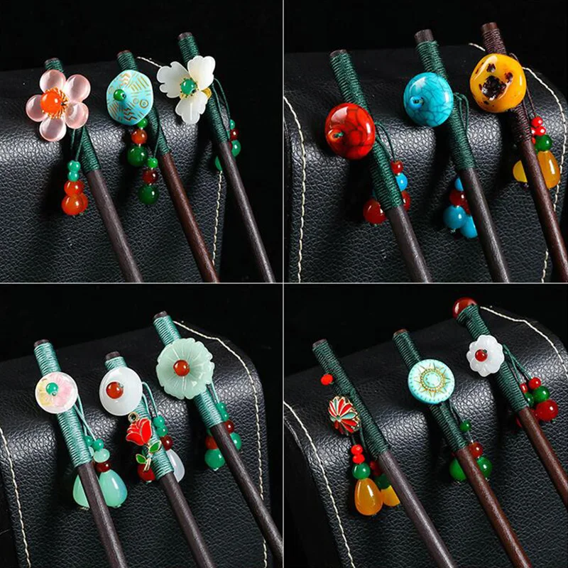 Chinese Style Wooden Chopsticks Hair Stick Handmade Vintage Flower Hair Pins Women Ethnic Headpiece Hairpins Jewelry Accessories
Chinese Style Wooden Chopsticks Hair Stick Handmade Vintage Flower Hair Pins Women Ethnic Headpiece Hairpins Jewelry Accessories