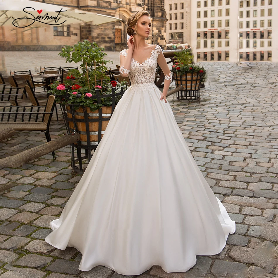 BAZIIINGAAA Luxury Wedding Dress Silky Organza Applique V-neck Backless Sleeveless Lace Wedding Dress Support Tailor-made
BAZIIINGAAA Luxury Wedding Dress Silky Organza Applique V-neck Backless Sleeveless Lace Wedding Dress Support Tailor-made
