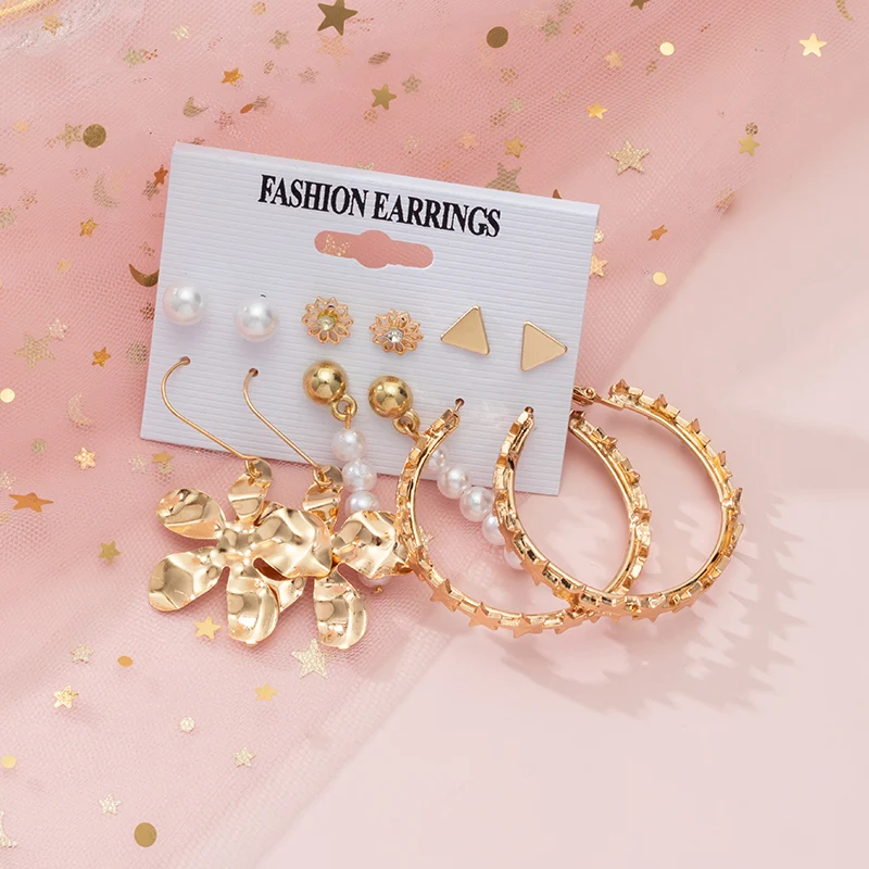 New Fashion Vintage Imitation String Pearl Stud Earrings Statement Geometry Big Round Shape Gold Drop Earrings For Women Jewelry
New Fashion Vintage Imitation String Pearl Stud Earrings Statement Geometry Big Round Shape Gold Drop Earrings For Women Jewelry