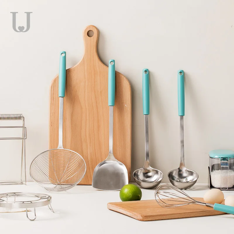 Youpin Jordna&Judy 304 Stainless Steel Soup Spoon Colander Spatula Egg Beater Filter Spoon Kitchen Set Anti-scalding PP Handle 
Youpin Jordna&Judy 304 Stainless Steel Soup Spoon Colander Spatula Egg Beater Filter Spoon Kitchen Set Anti-scalding PP Handle