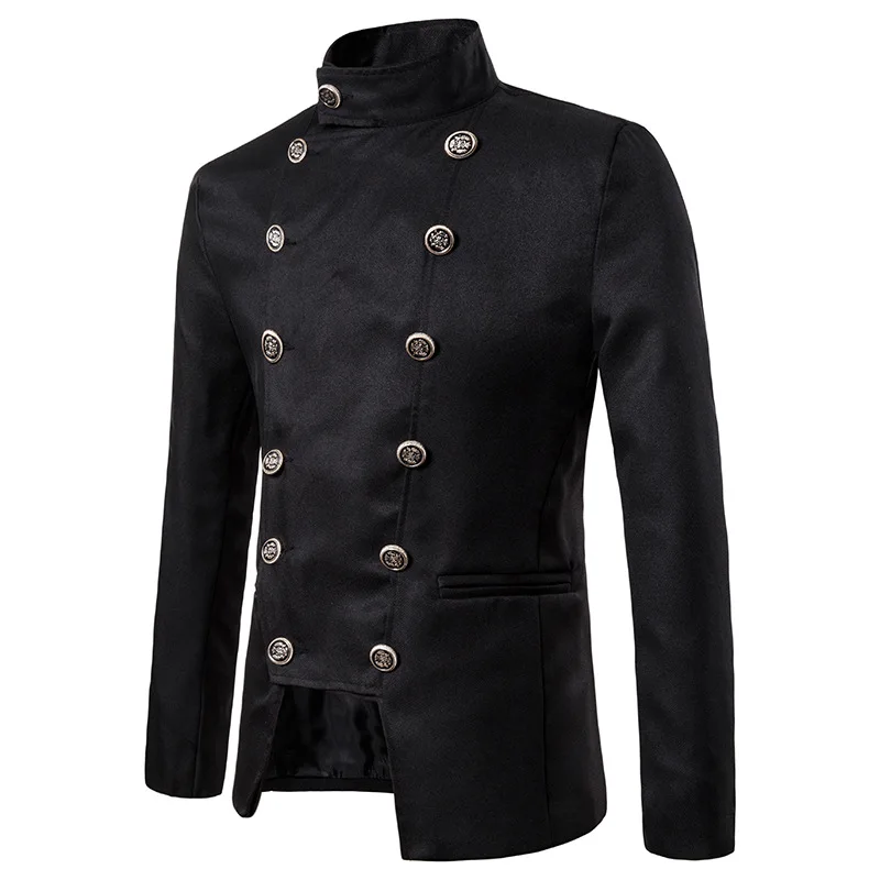 Mens White Double Breasted Blazer Jacket Slim Fit Stand Collar Blazer Men Daily Business Casual Jacket Male Veste Costume Homme
Mens White Double Breasted Blazer Jacket Slim Fit Stand Collar Blazer Men Daily Business Casual Jacket Male Veste Costume Homme