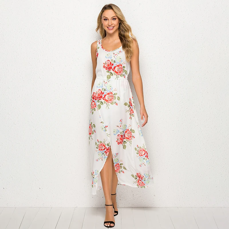 Casual Boho Dress Women 2020 Summer Spaghetti Strap Beach Dress Sexy V Neck Women Maxi Dresses Long Vestidos
Casual Boho Dress Women 2020 Summer Spaghetti Strap Beach Dress Sexy V Neck Women Maxi Dresses Long Vestidos