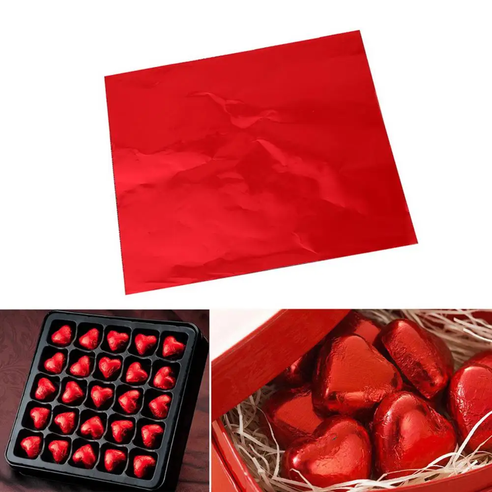 HOT SALES !!!100Pcs 8cm Aluminum Foils Chocolate Candy Wrapping Paper Food Packaging Decor 
HOT SALES !!!100Pcs 8cm Aluminum Foils Chocolate Candy Wrapping Paper Food Packaging Decor