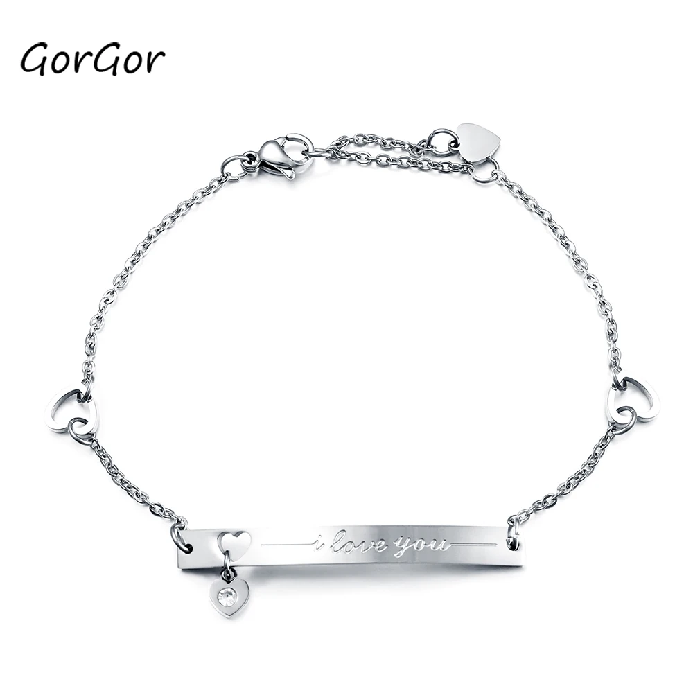 GorGor Women's Hollow-out Love Korean Style Fashion Temperament Bracelet Rose Gold Plated Titanium Steel Bracelet 1010
GorGor Women's Hollow-out Love Korean Style Fashion Temperament Bracelet Rose Gold Plated Titanium Steel Bracelet 1010