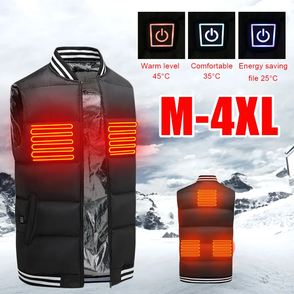 Hot Electric Heated Vest USB Heating Carbon Fiber 3 Temperature Levels Safe Electric Warm Vest For Winter Outdoor Camping Hiking
Hot Electric Heated Vest USB Heating Carbon Fiber 3 Temperature Levels Safe Electric Warm Vest For Winter Outdoor Camping Hiking
