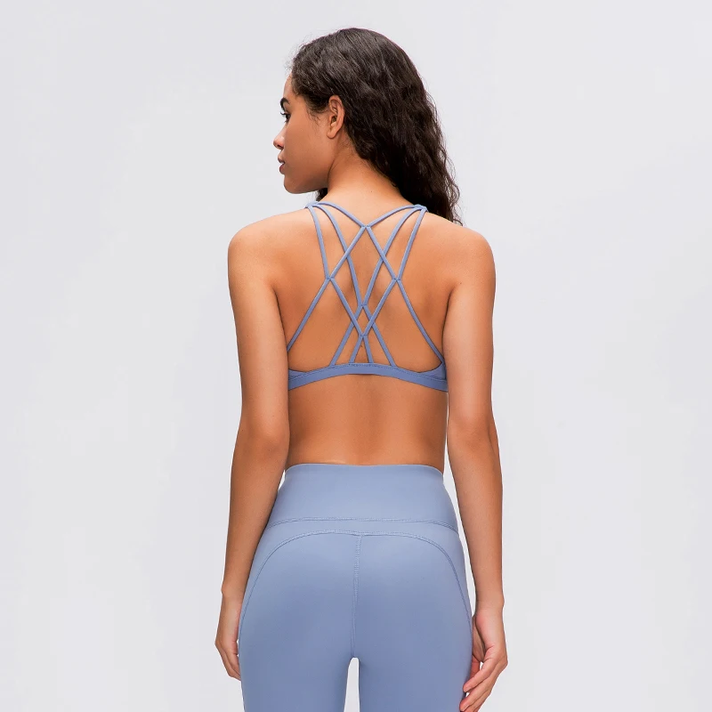 Sexy Strappy Back Yoga Sports Bra For Women Push Up Running Bras Padded Low Impact Gym Workout Bra Tops Cute Fitness Top
Sexy Strappy Back Yoga Sports Bra For Women Push Up Running Bras Padded Low Impact Gym Workout Bra Tops Cute Fitness Top