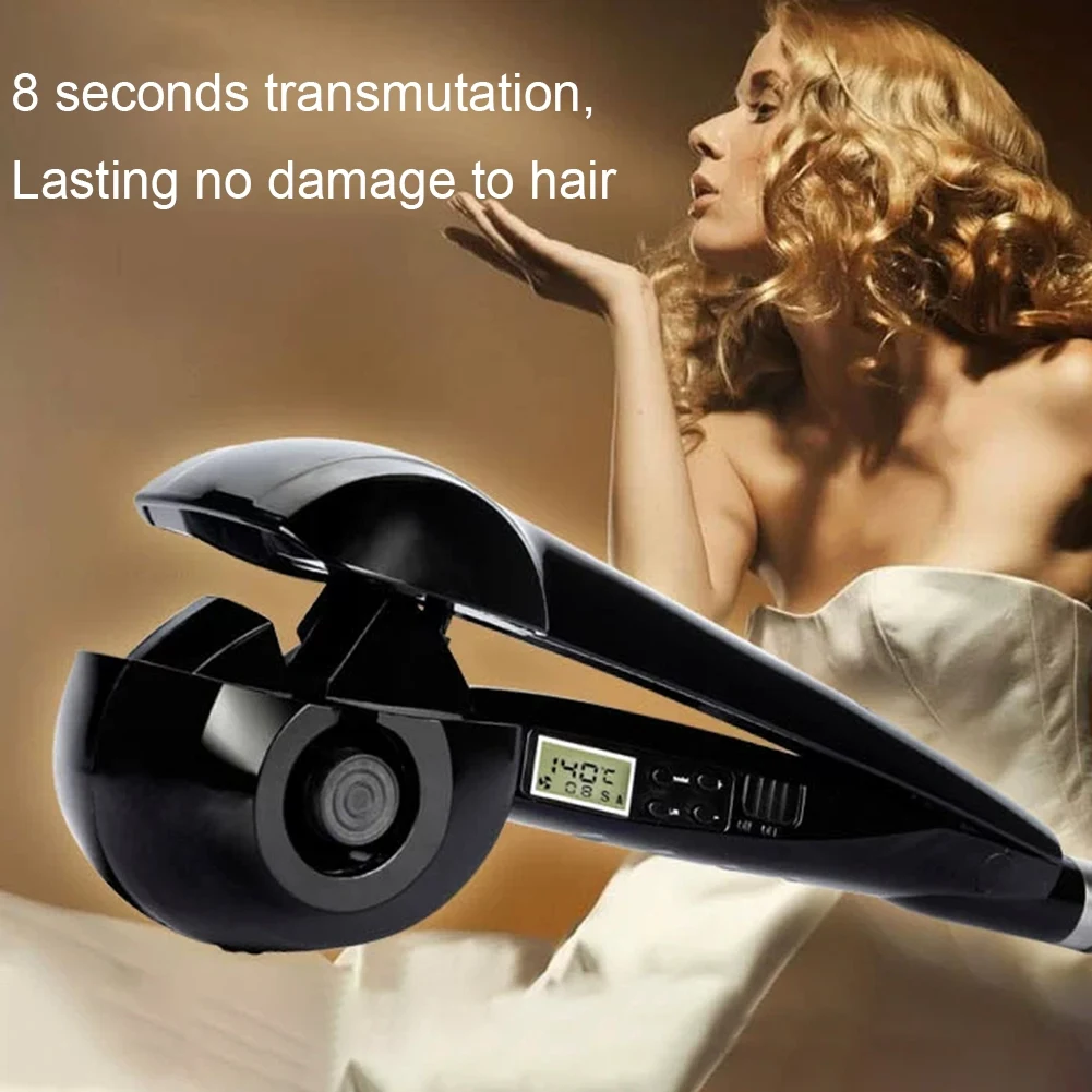 New Electric Automatic Hair Curler LCD Ceramic Curling Hair Curlers Rotating Curling Wave Tool
New Electric Automatic Hair Curler LCD Ceramic Curling Hair Curlers Rotating Curling Wave Tool
