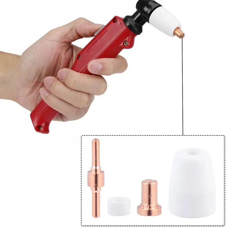 65Pcs/Set Cutting Accessories Premium Shunt Cutting Nozzle Protective Cap Plasma Cutting Consumable for Machine Industry Worker
65Pcs/Set Cutting Accessories Premium Shunt Cutting Nozzle Protective Cap Plasma Cutting Consumable for Machine Industry Worker