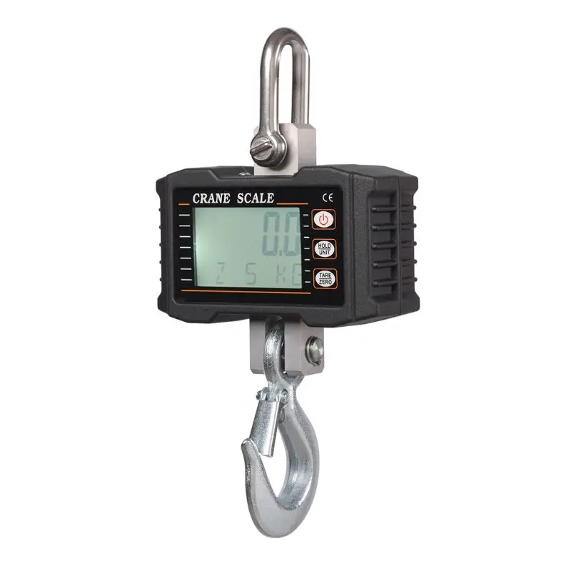 1000KG/2000LBS Digital Hanging Scale Industrial Heavy Duty Crane Scale with Accurate Reloading Spring Sensor
1000KG/2000LBS Digital Hanging Scale Industrial Heavy Duty Crane Scale with Accurate Reloading Spring Sensor