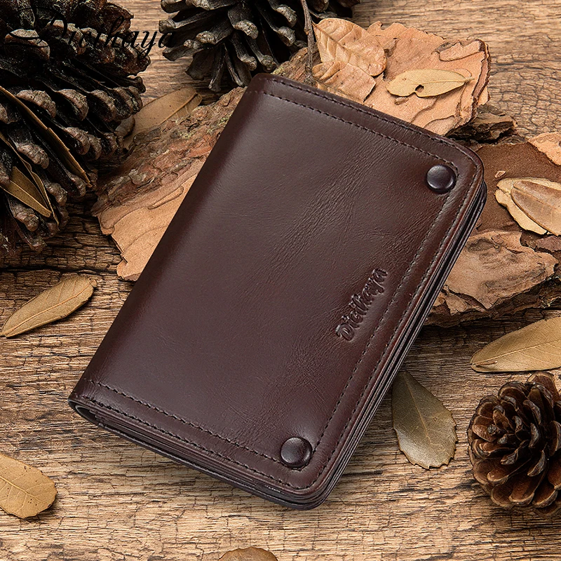 DICIHAYA Design Brand Men Wallets 100% Genuine Leather Purse with Credit Card Holder Male Wallet Zipper Coin Pocket Photo Holder
DICIHAYA Design Brand Men Wallets 100% Genuine Leather Purse with Credit Card Holder Male Wallet Zipper Coin Pocket Photo Holder