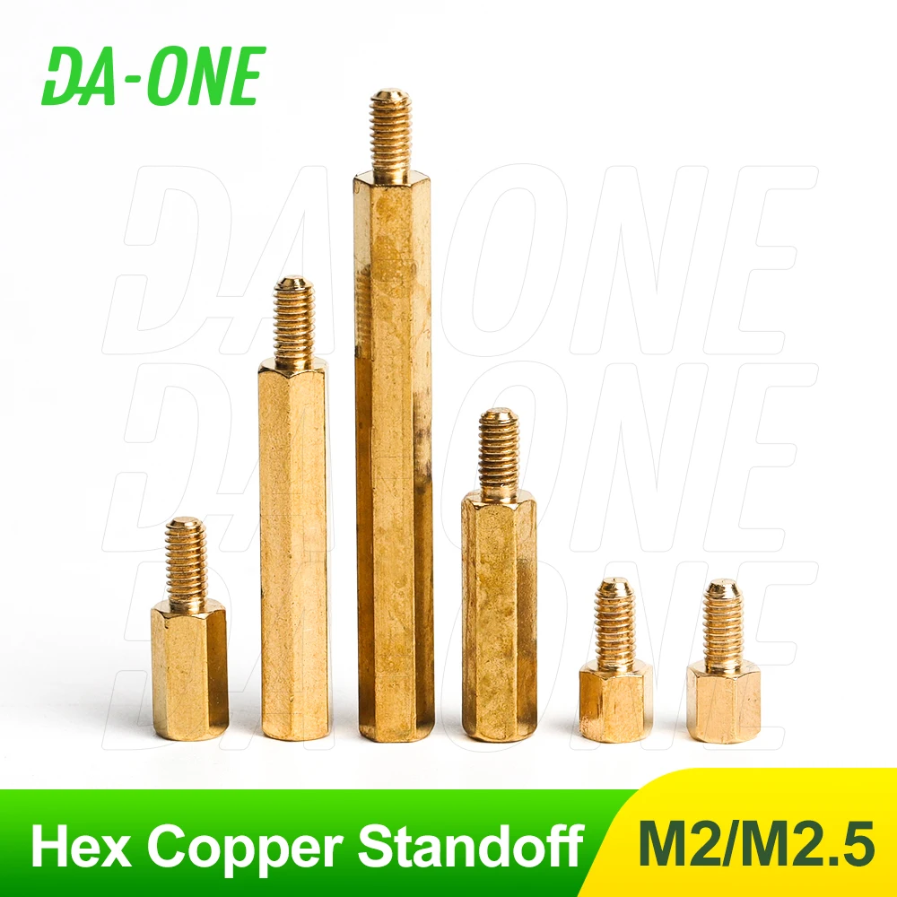 M2 M2.5 Female Male Stud Hollow Laiton Pillars Thread Length 3/4/5/6 mm Brass Hex Standoff Spacer Screw for Motherboard 2-40 mm
M2 M2.5 Female Male Stud Hollow Laiton Pillars Thread Length 3/4/5/6 mm Brass Hex Standoff Spacer Screw for Motherboard 2-40 mm