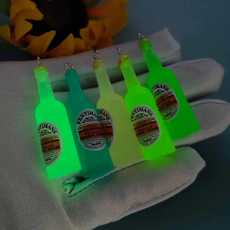 10Pcs Simulation Alcohol Luminous Wine Bottle Resin Charms for Earrings Bracelet Pendants DIY Finding Jewelry Making Accessories
10Pcs Simulation Alcohol Luminous Wine Bottle Resin Charms for Earrings Bracelet Pendants DIY Finding Jewelry Making Accessories
