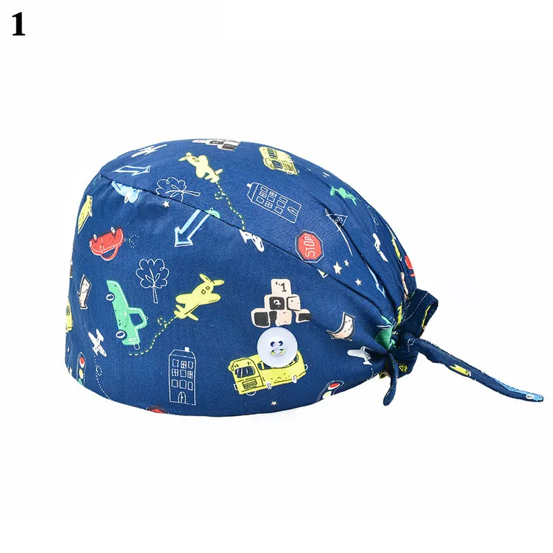 Unisex Scrubs Caps Adjustable Cotton Tooth Printing Hats High Quality Adjustable Sweat-absorbent Elastic Multicolor Scrubs Hats
Unisex Scrubs Caps Adjustable Cotton Tooth Printing Hats High Quality Adjustable Sweat-absorbent Elastic Multicolor Scrubs Hats