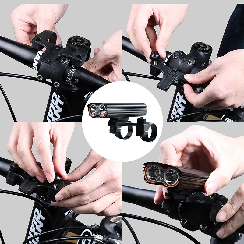 WEST BIKING MAX 2000LM Bike Light 2 XML-T6 LED Headlight Built-in 6000mAh Rechargeable Battery + 2 Handlebar Mount Bicycle Light
WEST BIKING MAX 2000LM Bike Light 2 XML-T6 LED Headlight Built-in 6000mAh Rechargeable Battery + 2 Handlebar Mount Bicycle Light