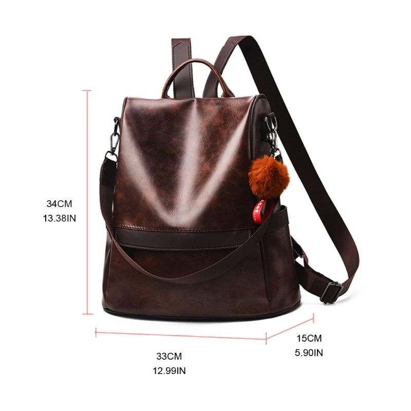 Женский рюкзак-кошелек из искусственной кожи с защитой от кражи, повседневная сумка через плечо для путешествий, школы M68C
Женский рюкзак-кошелек из искусственной кожи с защитой от кражи, повседневная сумка через плечо для путешествий, школы M68C