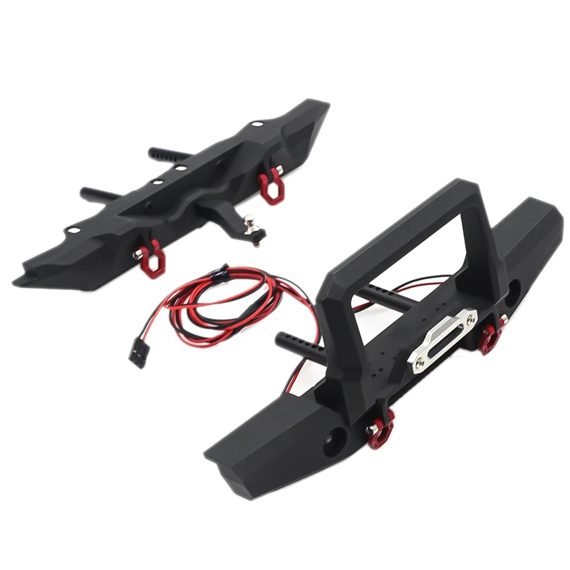 for RC Car Metal Front Rear Bumper with Led Light for 1/10 RC Crawler Traxxas TRX-4 TRX4 Car
for RC Car Metal Front Rear Bumper with Led Light for 1/10 RC Crawler Traxxas TRX-4 TRX4 Car