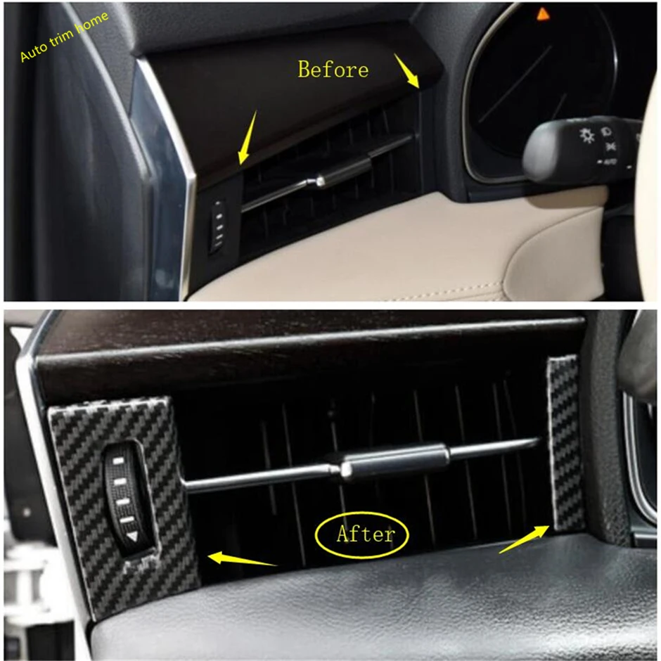 Carbon Fiber Look Interior Refit Kit Pillar A / Air AC / Armrest Lift Button Cover Trim For Toyota Avalon 2019 2020 2021 ABS
Carbon Fiber Look Interior Refit Kit Pillar A / Air AC / Armrest Lift Button Cover Trim For Toyota Avalon 2019 2020 2021 ABS