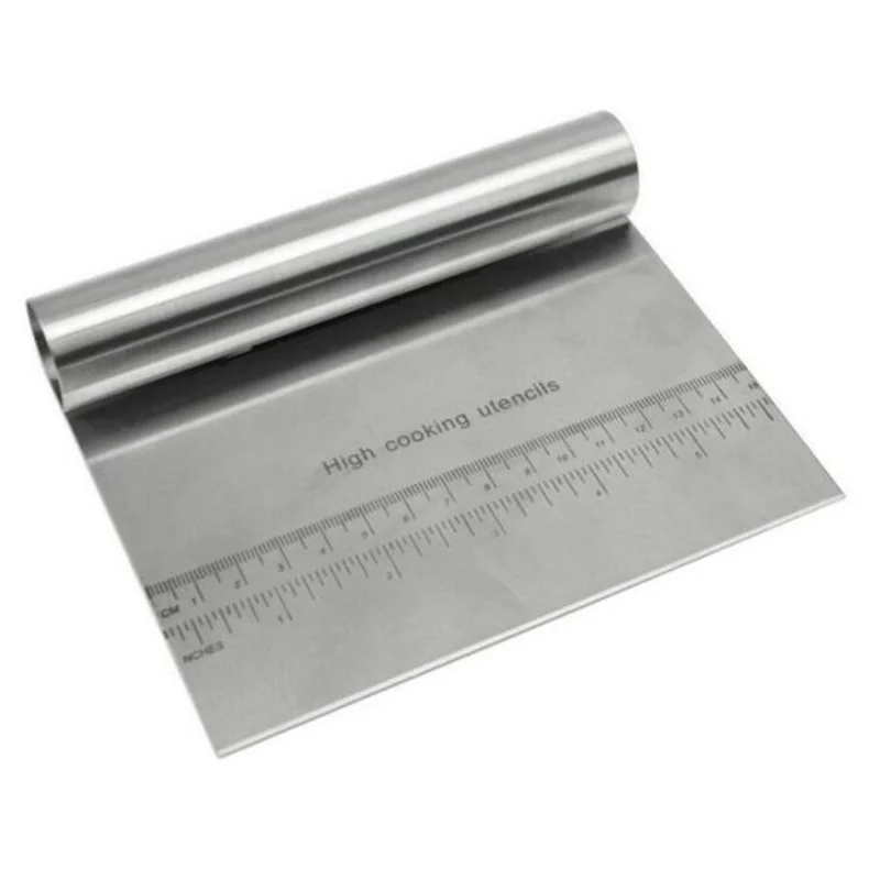 Stainless Steel Dough Cutter Pastry Spatulas Pizza Scraper Fondant Cake Decoration Tools Kitchen Accessories Baking Cutters
Stainless Steel Dough Cutter Pastry Spatulas Pizza Scraper Fondant Cake Decoration Tools Kitchen Accessories Baking Cutters