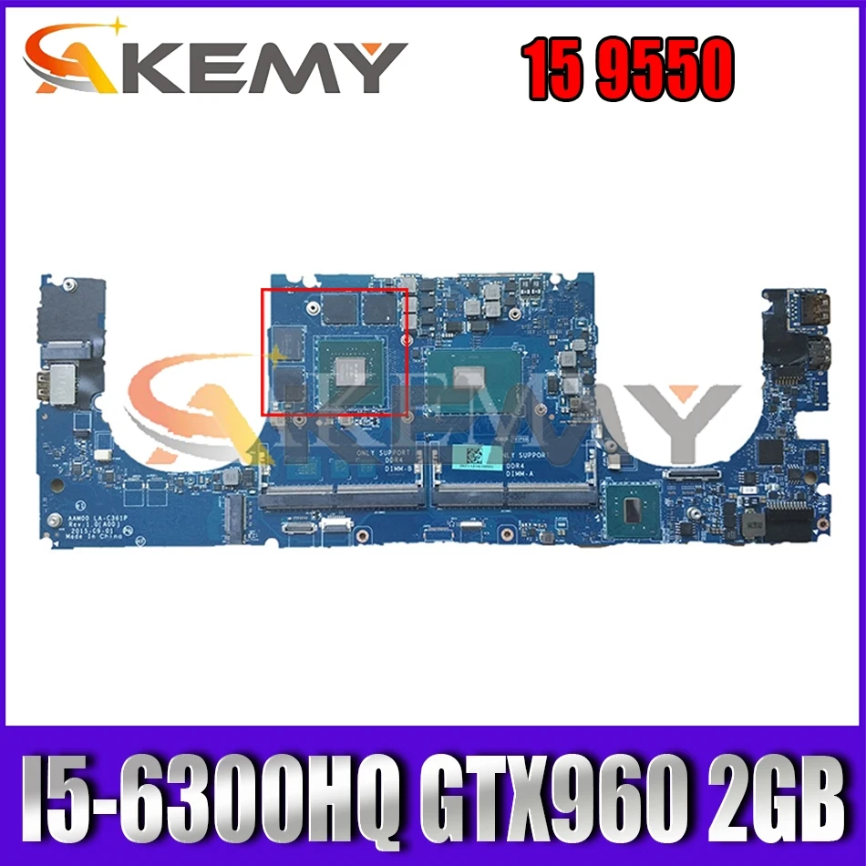 Материнская плата AAM00 LA-C361P MB 01VG5R для ноутбука DELL P56F XPS 15 9550 W/CN-01VG5R GTX960 2GB-GPU 100% полностью протестирована
Материнская плата AAM00 LA-C361P MB 01VG5R для ноутбука DELL P56F XPS 15 9550 W/CN-01VG5R GTX960 2GB-GPU 100% полностью протестирована