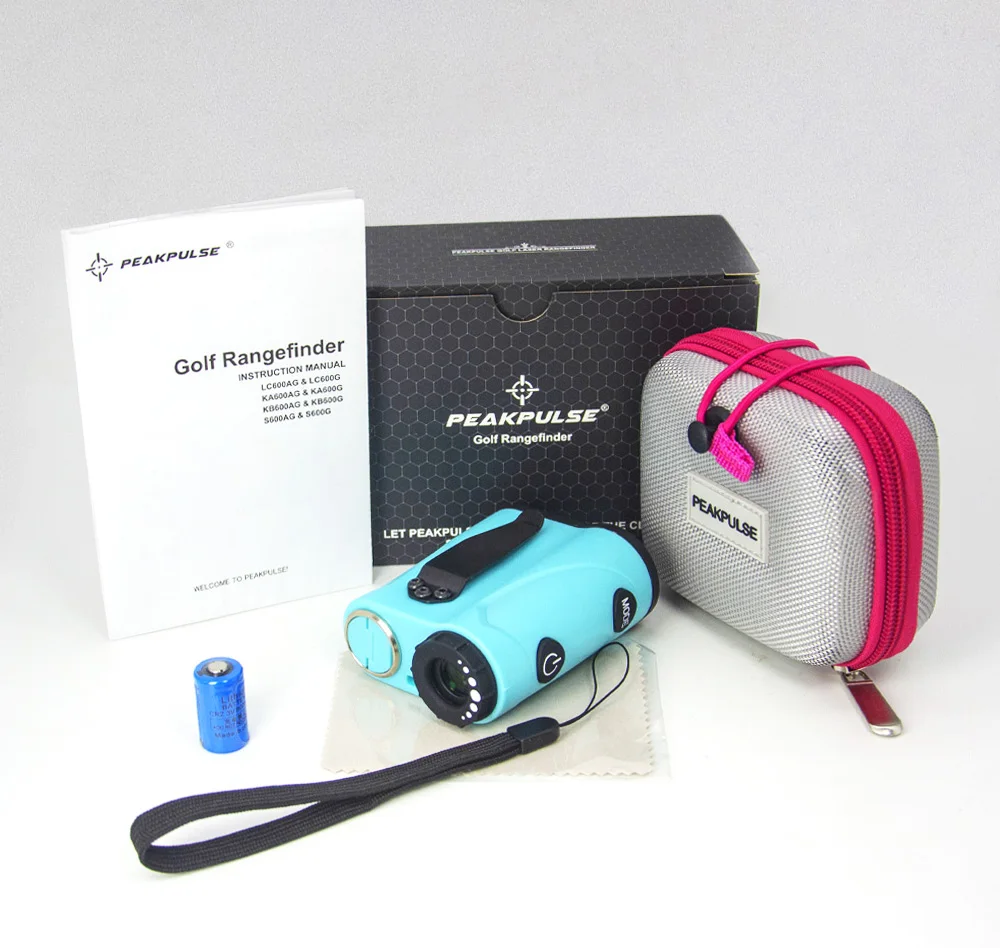 PEAKPULSE Lady's golf range finder 600 метров синий цвет легко носить с собой для открытого