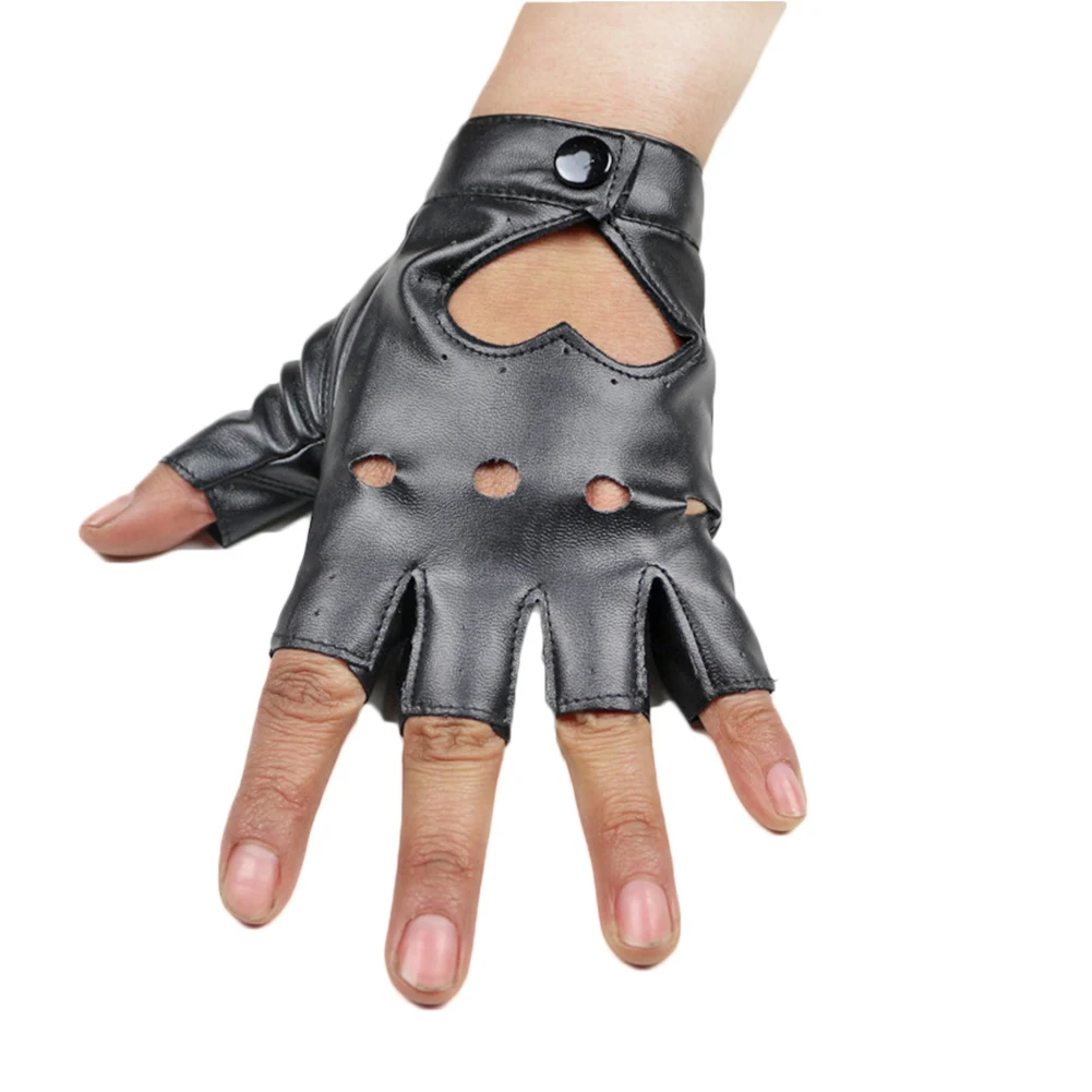 1 Pair Punk Short Leather Gloves Half Finger Driving Dance Motorcycle Gloves Women Gloves Fashion Solid Color Leopard Mittens
1 Pair Punk Short Leather Gloves Half Finger Driving Dance Motorcycle Gloves Women Gloves Fashion Solid Color Leopard Mittens