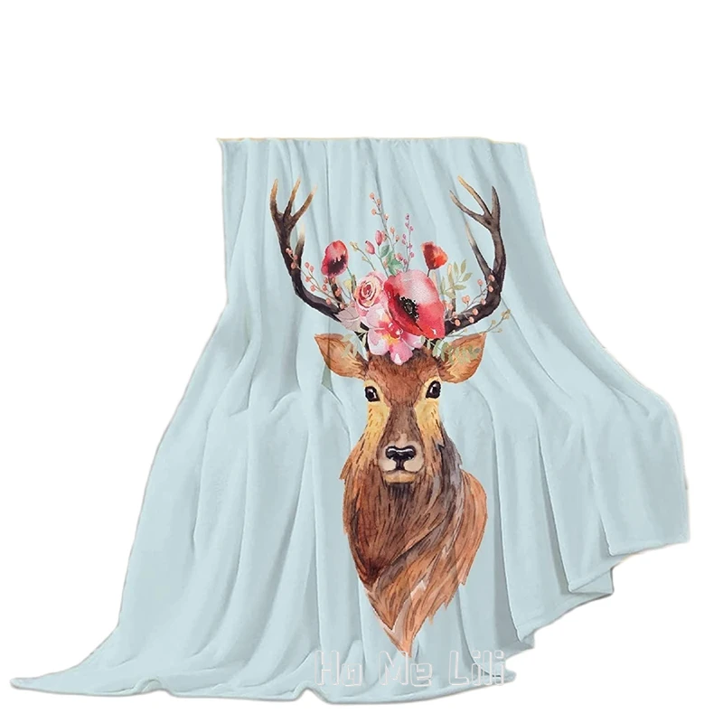 Samantabhadra Bohemian Deer Floral Lightweight Plush Super Soft Cozy Flannel Blanket For All Season Applicable
Samantabhadra Bohemian Deer Floral Lightweight Plush Super Soft Cozy Flannel Blanket For All Season Applicable