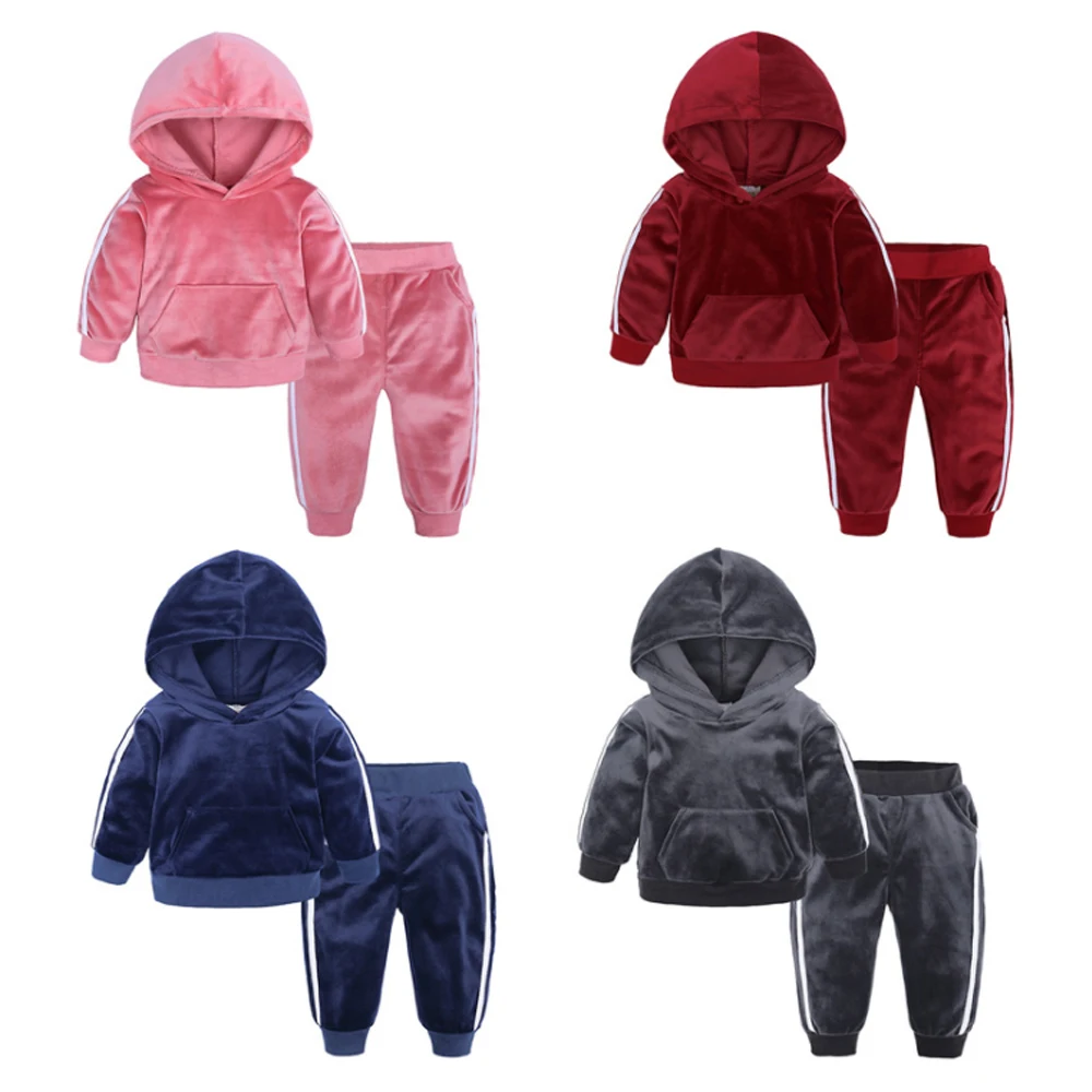 Children Velvet Clothing Autumn Winter Toddler Boys Girls Clothes Hooded Costume Outfit Suit Kids Tracksuit For Clothing Sets
Children Velvet Clothing Autumn Winter Toddler Boys Girls Clothes Hooded Costume Outfit Suit Kids Tracksuit For Clothing Sets