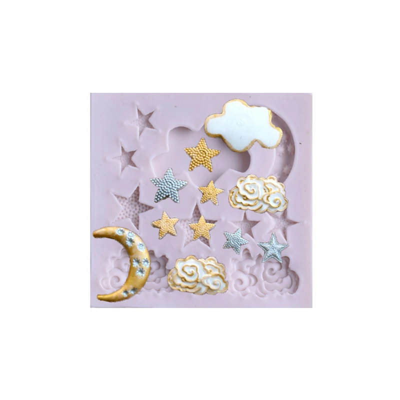 Star Moon Shape Silicone DIY Fondant Cake Mold Gummy Chocolate Mold Baking Appliance Silicone Cake Mold
Star Moon Shape Silicone DIY Fondant Cake Mold Gummy Chocolate Mold Baking Appliance Silicone Cake Mold