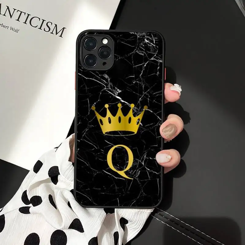 initials crown Marble Phone Case matte transparent For iphone 7 8 11 12 plus mini x xs xr pro max cover
initials crown Marble Phone Case matte transparent For iphone 7 8 11 12 plus mini x xs xr pro max cover