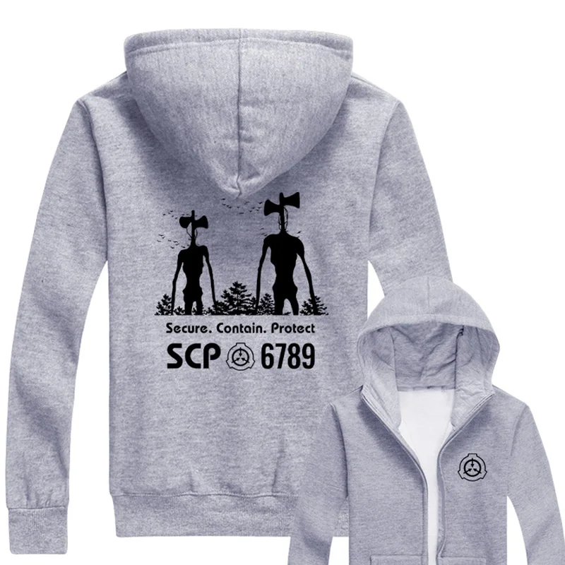 Толстовка SCP для косплея, с капюшоном на молнии, черная, серая, белая, Спортивная, весенняя, тонкая, Scp-6789
Толстовка SCP для косплея, с капюшоном на молнии, черная, серая, белая, Спортивная, весенняя, тонкая, Scp-6789