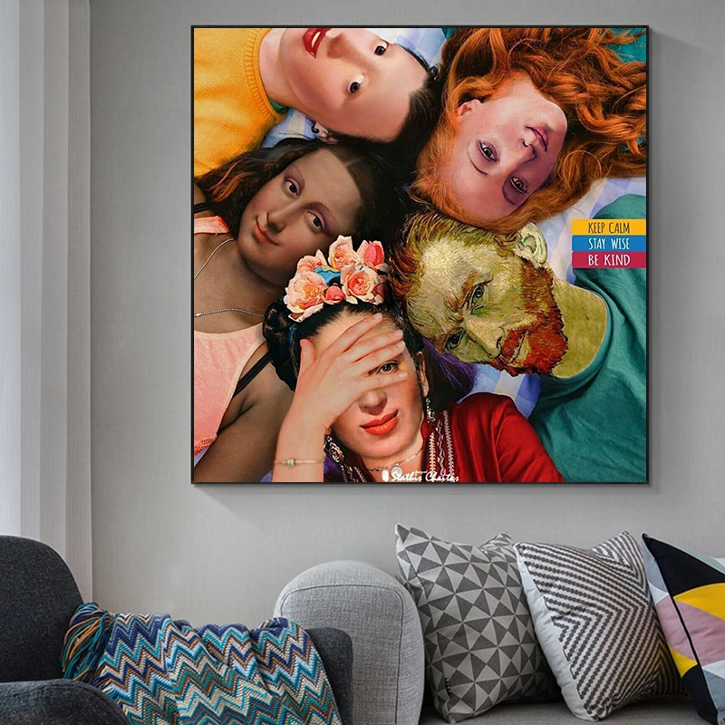Abstract Modern Funny Art Van Gogh and Friends Canvas Painting Posters and Prints Wall Art Pictures for Living Room Cuadros
Abstract Modern Funny Art Van Gogh and Friends Canvas Painting Posters and Prints Wall Art Pictures for Living Room Cuadros