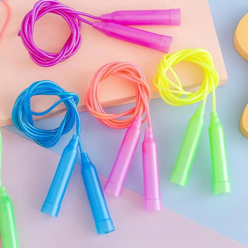 2.1m Colorful Plastic Skipping Rope Soft Adjustable Fitnesss Exercise Equipment Wire Speed Jump Rope For Kids Random Color
2.1m Colorful Plastic Skipping Rope Soft Adjustable Fitnesss Exercise Equipment Wire Speed Jump Rope For Kids Random Color