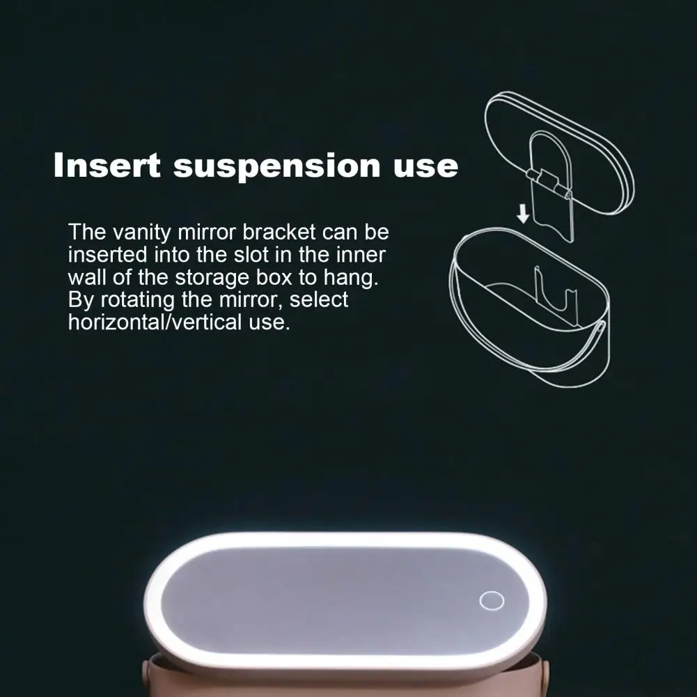 Makeup Box LED Light Multifunctional Rotating Mirror Portable Travel Makeup Mirror Cosmetic Organizer for Women drop shipping
Makeup Box LED Light Multifunctional Rotating Mirror Portable Travel Makeup Mirror Cosmetic Organizer for Women drop shipping