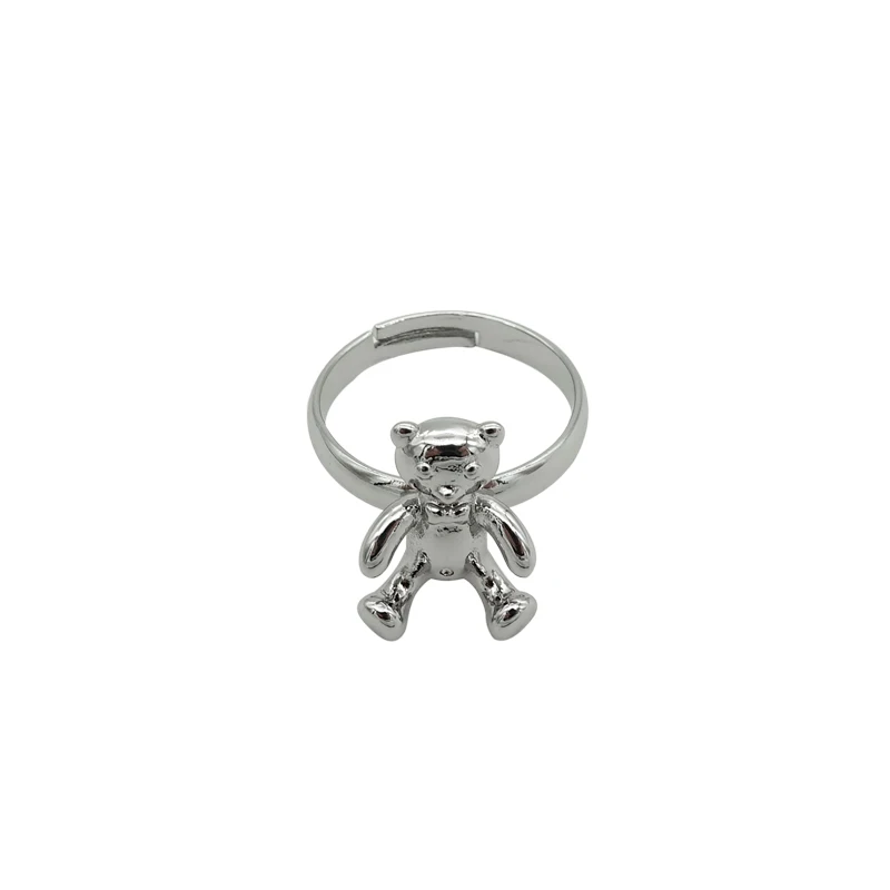 Children's Bear Ring Ins Tide Special-Interest Design Adjustable Index Finger Ring Fashion Personality Cute Girlish Style Ring
Children's Bear Ring Ins Tide Special-Interest Design Adjustable Index Finger Ring Fashion Personality Cute Girlish Style Ring
