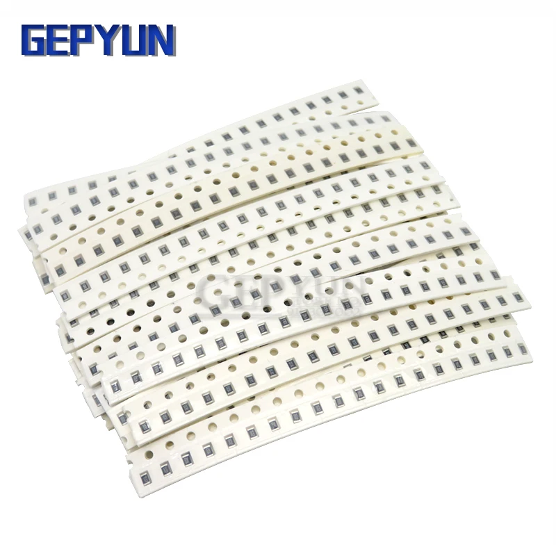 36Value * 20PCS =720PCS 0603 0805 1206 SMD Resistor Kit Assorted Kit 1 ohm- 10M ohm Gepyun
36Value * 20PCS =720PCS 0603 0805 1206 SMD Resistor Kit Assorted Kit 1 ohm- 10M ohm Gepyun