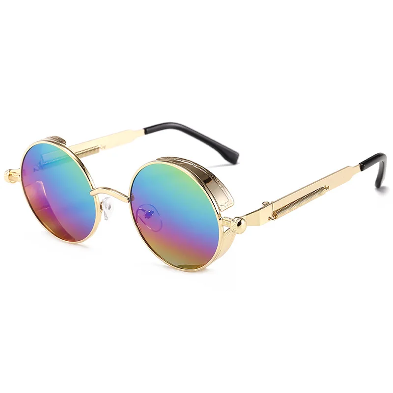 Metal Round Steampunk Sunglasses Men Women Fashion Glasses Brand Designer Retro Frame Vintage Sunglasses High Quality UV400
Metal Round Steampunk Sunglasses Men Women Fashion Glasses Brand Designer Retro Frame Vintage Sunglasses High Quality UV400