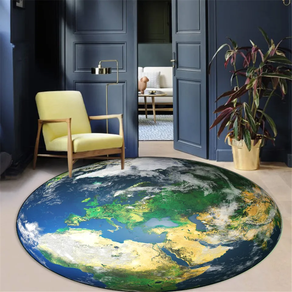 Earth Planet Round Carpet For Kids Room Computer Chair Mat Bedroom Floor Mat For Boys Baby Play Mat Toilet Mat Boy Rug 
Earth Planet Round Carpet For Kids Room Computer Chair Mat Bedroom Floor Mat For Boys Baby Play Mat Toilet Mat Boy Rug