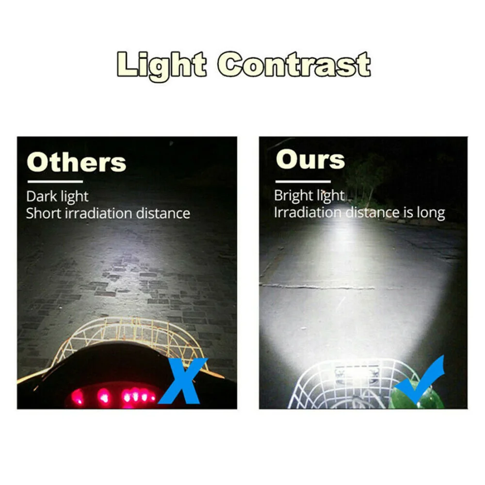 Motorcycle Reflector Headlight Spotlight Driving Lamp Waterproof 8LED 6000K Scooter Motorcycle ATV UTV LED Headlamp Super Bright
Motorcycle Reflector Headlight Spotlight Driving Lamp Waterproof 8LED 6000K Scooter Motorcycle ATV UTV LED Headlamp Super Bright