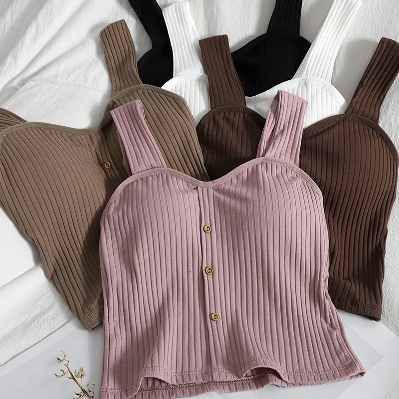 Pearl Diary Women Summer Wide Rib Knit Tank Tops Sweetheart Buttons Front Detachable Bra Pad Backless Sexy Going Out Tank Tops
Pearl Diary Women Summer Wide Rib Knit Tank Tops Sweetheart Buttons Front Detachable Bra Pad Backless Sexy Going Out Tank Tops