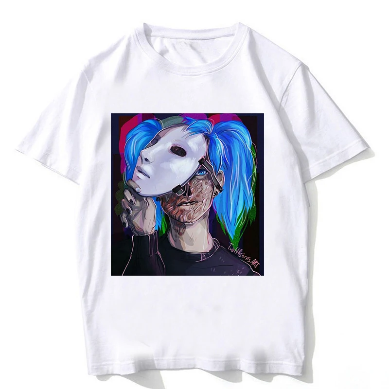 Sally Face футболка уличная Мужская Harajuku мода Топ забавная одежда для мужчин/женщин