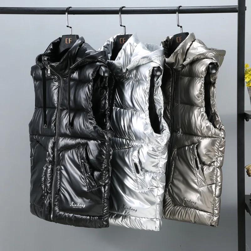 Women Winter Vests Hooded New Short Bright Color Vest Cotton Padded Jacket Sleeveless Female Winter Waistcoat Vest
Women Winter Vests Hooded New Short Bright Color Vest Cotton Padded Jacket Sleeveless Female Winter Waistcoat Vest