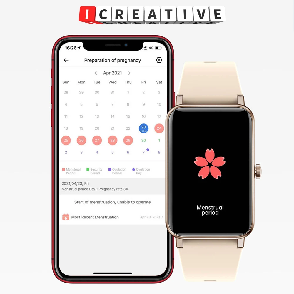 ICREATIVE ZX18 2021 New Sports Smart Watch 1.57-inch Full Touch Fitness Tracker IP68 Waterproof Smartwatch for Android IOS Phone
ICREATIVE ZX18 2021 New Sports Smart Watch 1.57-inch Full Touch Fitness Tracker IP68 Waterproof Smartwatch for Android IOS Phone