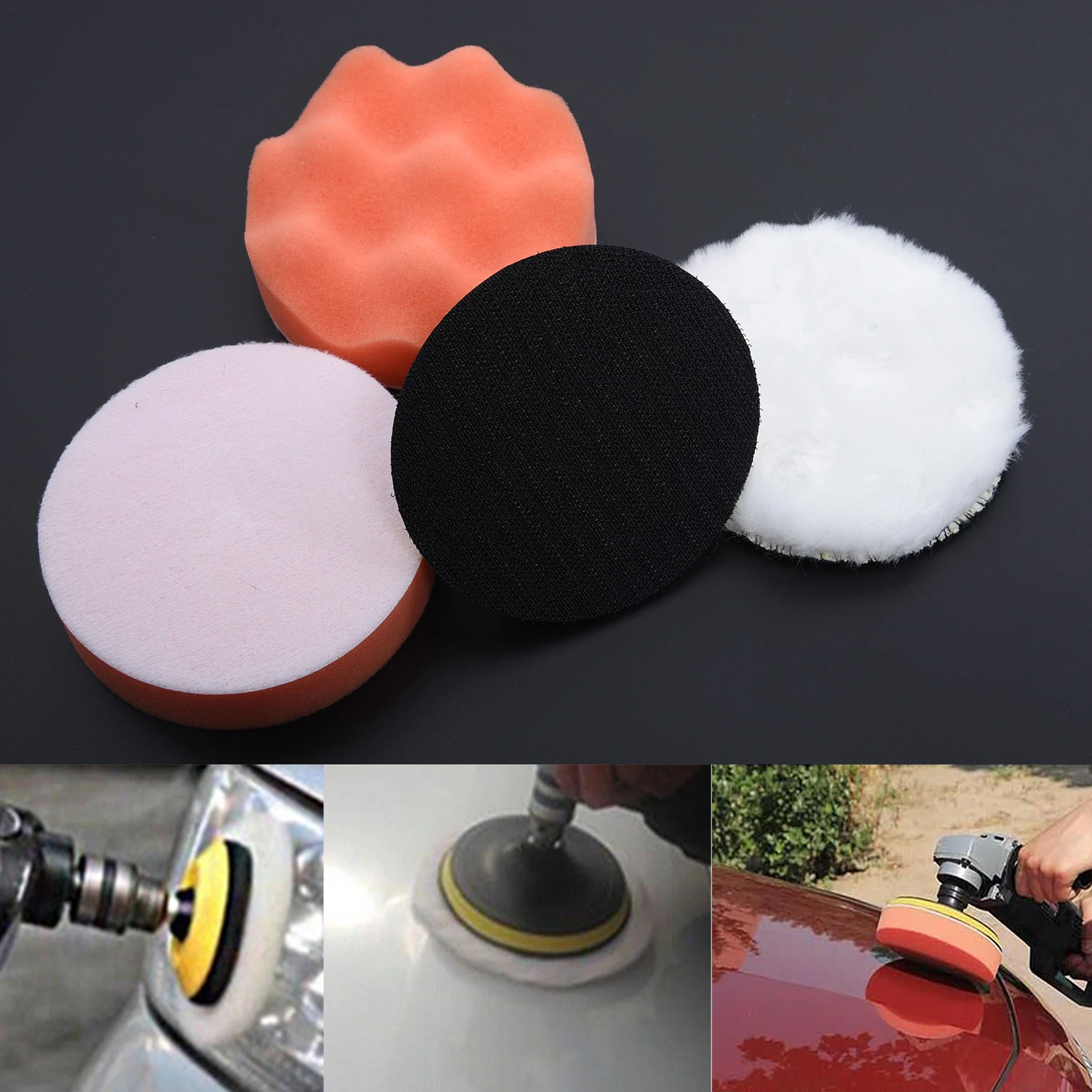 4" Gross Polishing Buffing Pad Kit Tool With Drill Adapter Car Polisher Buffer Foam Polishing Pad High Quality
4" Gross Polishing Buffing Pad Kit Tool With Drill Adapter Car Polisher Buffer Foam Polishing Pad High Quality