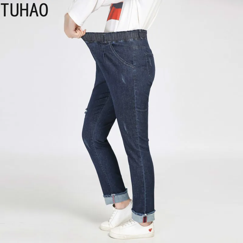 TUHAO 2020 женские длинные брюки-карандаш с высокой талией