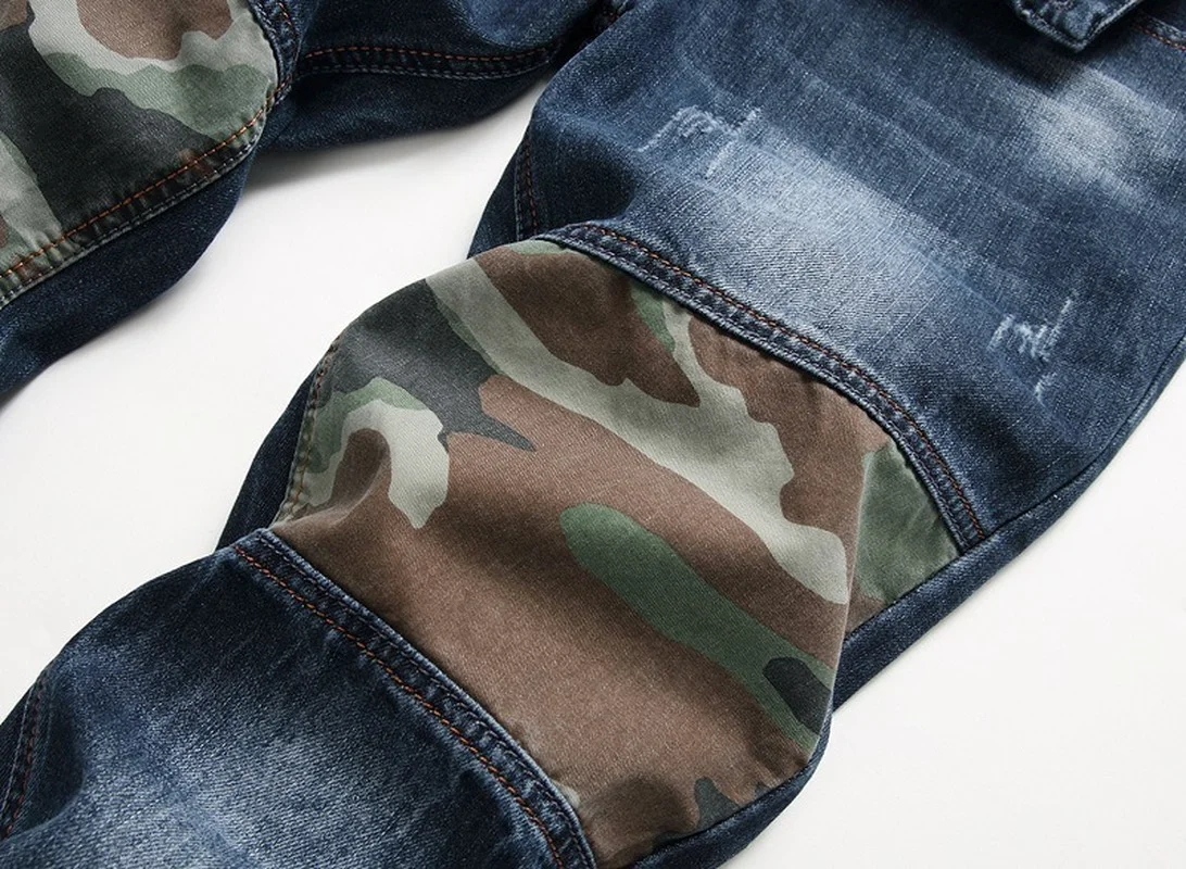 Fashion Jeans Men's Personality Camouflage Stitching Trendy Pants Men's Jeans Patchwork Jeans Casual Plus Size Denim Pants Men
Fashion Jeans Men's Personality Camouflage Stitching Trendy Pants Men's Jeans Patchwork Jeans Casual Plus Size Denim Pants Men