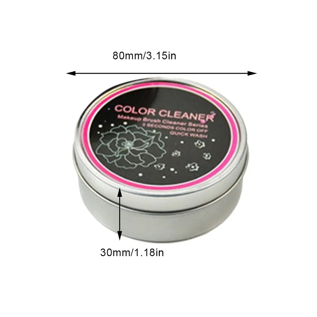 Dry Cleaning Sponge Tin Box Makeup Brush Cleaner Cosmetic Fashion Women Make up tools clean
Dry Cleaning Sponge Tin Box Makeup Brush Cleaner Cosmetic Fashion Women Make up tools clean