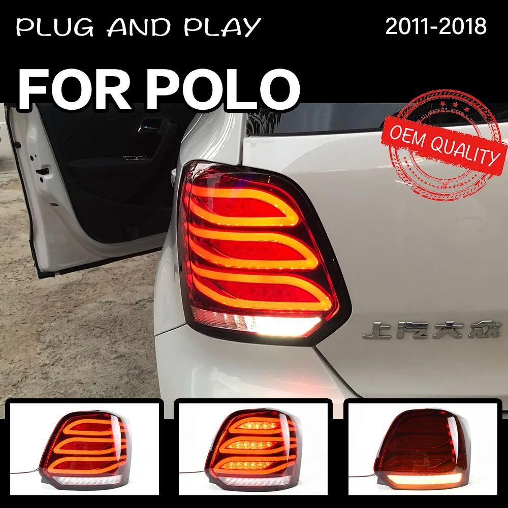 Car Styling tail light for Volkswagen VW POLO 2011 2012-2018 taillights rear lamp LED Signal reversing parking lights
Car Styling tail light for Volkswagen VW POLO 2011 2012-2018 taillights rear lamp LED Signal reversing parking lights