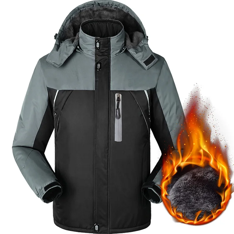 Winter Windbreaker Jacket Coats Men Casual Thick Velvet Warm Coat Thermal Waterproof Hood Military Jacket Men Outwear Down Parka
Winter Windbreaker Jacket Coats Men Casual Thick Velvet Warm Coat Thermal Waterproof Hood Military Jacket Men Outwear Down Parka