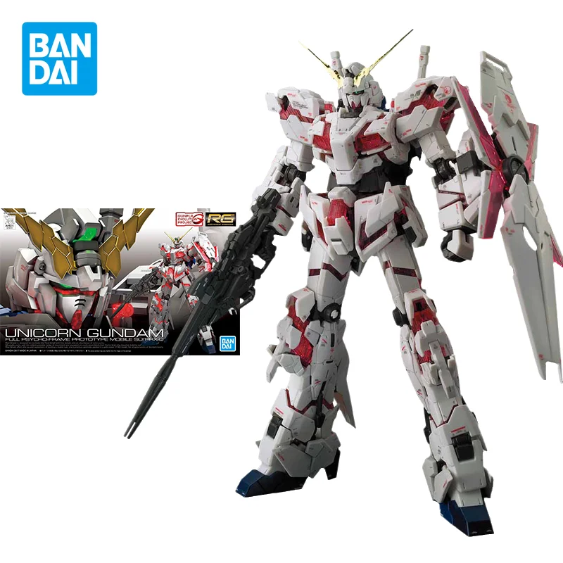 Bandai оригинальная модель RG 1/144 фотоединорог Женская экшн-фигурка Сборная модель игрушки Коллекционная модель подарки для детей
Bandai оригинальная модель RG 1/144 фотоединорог Женская экшн-фигурка Сборная модель игрушки Коллекционная модель подарки для детей